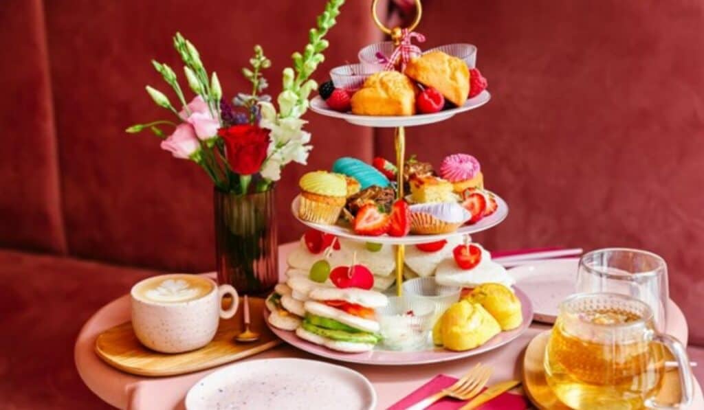 romantische high tea